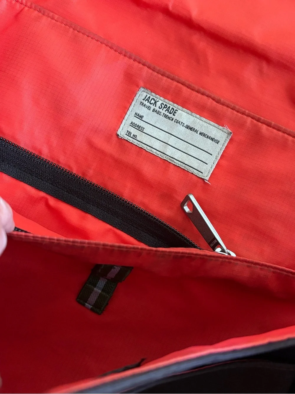 Jack Spade sleek messenger